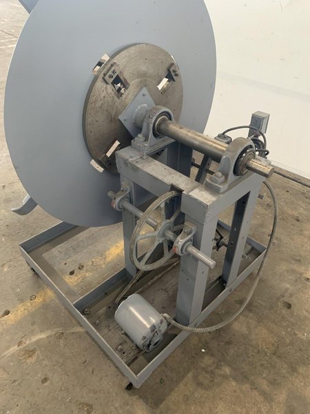 2,000 LB X 10&quot; MOTORIZED UNCOILER. STOCK # 1399920