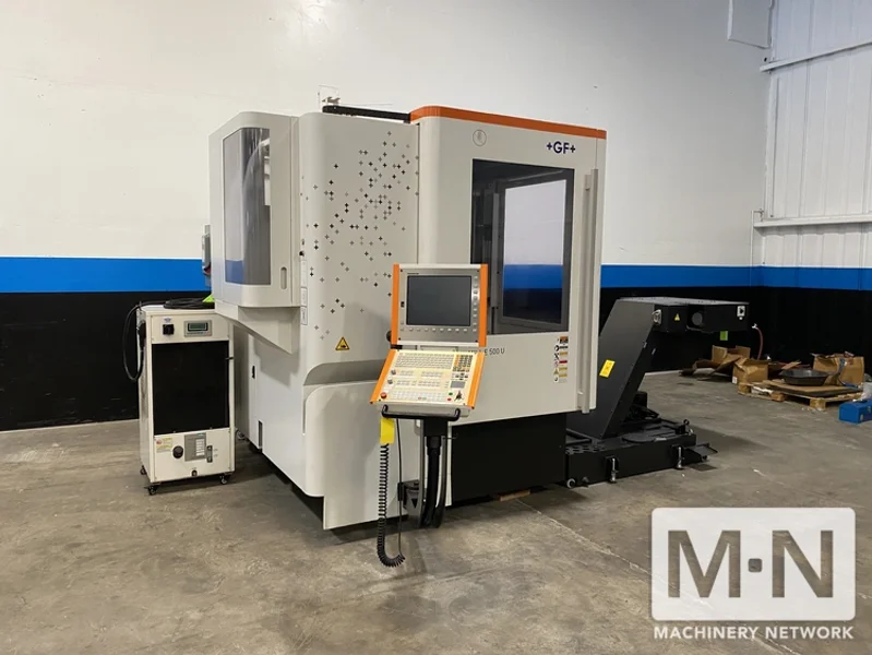 GF Mikron E 500 U 5-Axis CNC Vertical Machining Center, 2018 - 1k Cutting Hours