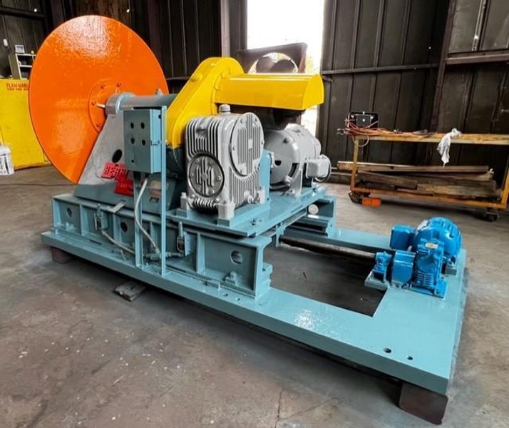 15000# X 28&quot; HERR EQUIPMENT POWERED UNCOILER STOCK# 3452