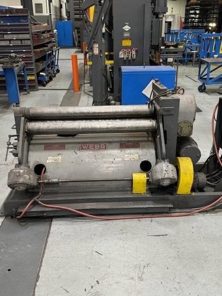 8 gauge x 4′ Webb 504 Plate  Roll, 1990 – 3 Roll