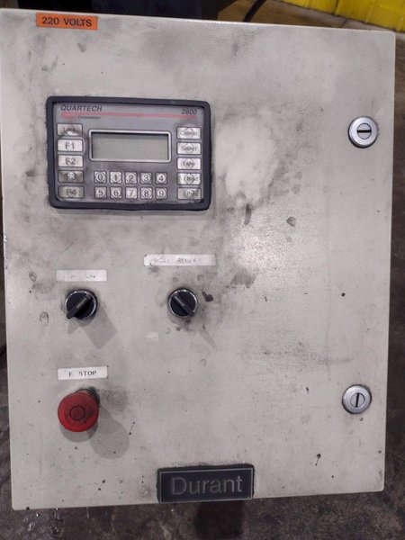 12" DURANT MODEL #MP-12APR SERVO FEED W/ QUARTECH 2800 CONTROLLER: YOBRO #25091