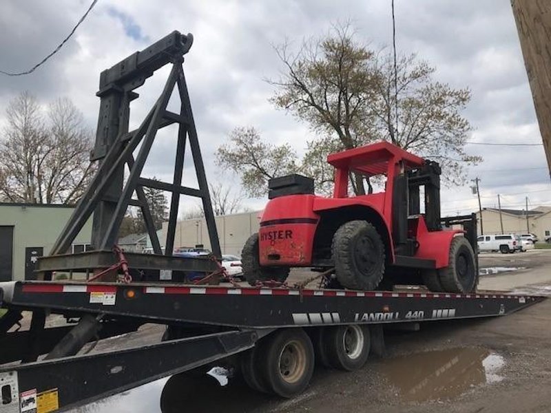 Hyster 300A Fork Lift With Rigging Boom stock #2826