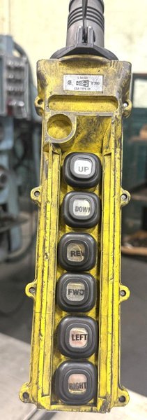 3 Ton Reliable Crane Jib Crane, P &amp; H Hoist, Power Rotation, Power Trolley, 18' Under, 18' Span