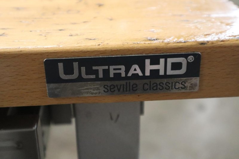 Portable Work Bench with Maple Top, Upper Shelf, Drawer, Work light- Auction Item