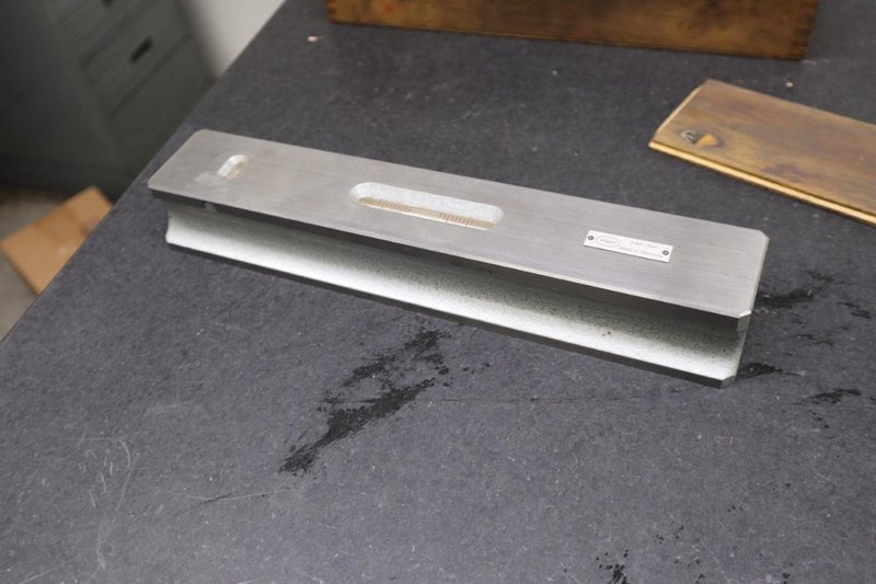 Mahr Precision 12" Level .001" Per Foot in Wood Case- Auction Item