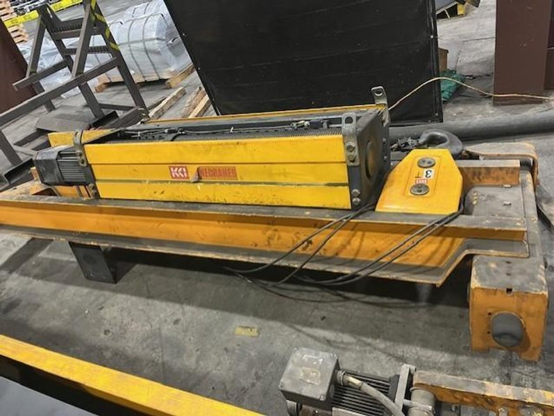 3 TON KONE CRANES HOIST AND TROLLEY STOCK# 4193