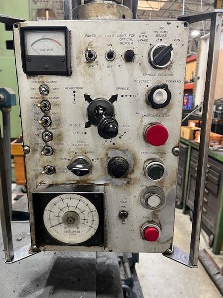 3.5&quot; NOMURA B85-SR HORIZONTAL BORING MILL. STOCK # 1111825