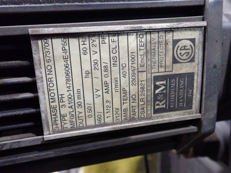 R &amp; M MATERIALS HANDLING INC. 5 TON HOIST  -  SC 518
