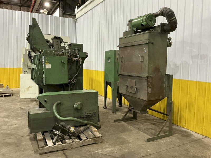 6 CU FT GOFF MODEL #6BB RUBBER BELT TUMBLE TYPE BLAST MACHINE: YOBRO #25035