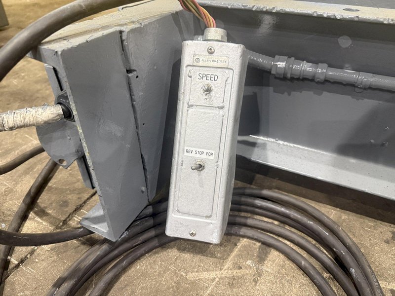 20,000 LB (10 TON) ARONSON MODEL #WRD10 POWERED TANK TURNING ROLLS, DRIVE &amp; IDLER: YOBRO #25144