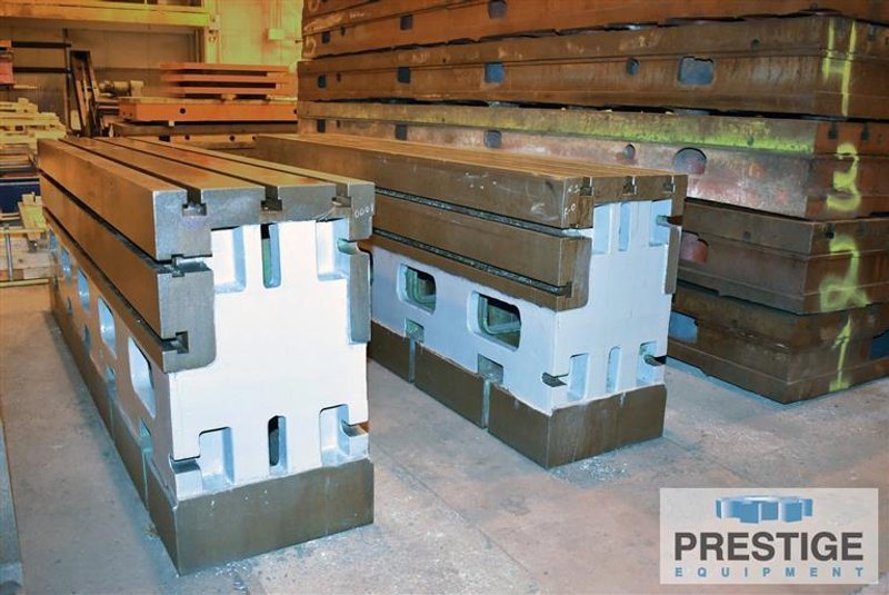 T-Slotted Riser Tables 42&quot; x 24&quot; x 127.5&quot; Cast Iron