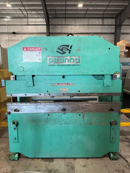 PIRANHA #3506  6’ x 35 Ton Hydraulic Press Brake &amp; CNC Back Gauge USA #7982