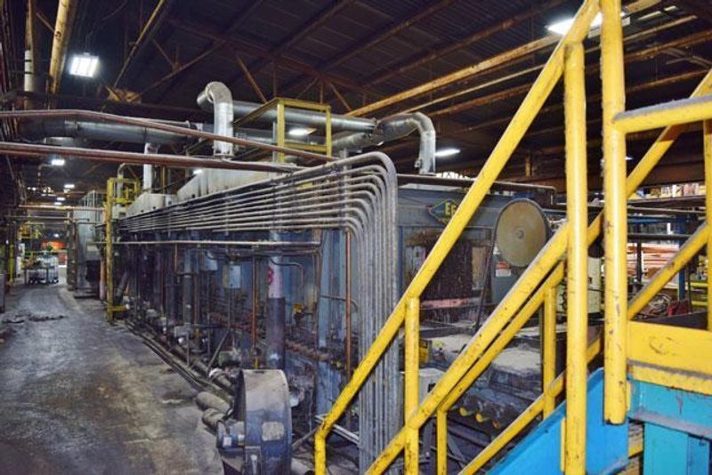 80" (2032mm) E.F.C.O. Roller Hearth Bright Anneal for Copper Tube Coils (13708)