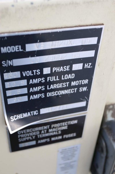 18" X 20" PEERLESS  MODEL #VB1820XL TILT FRAME VERTICAL BANDSAW: STOCK #70566