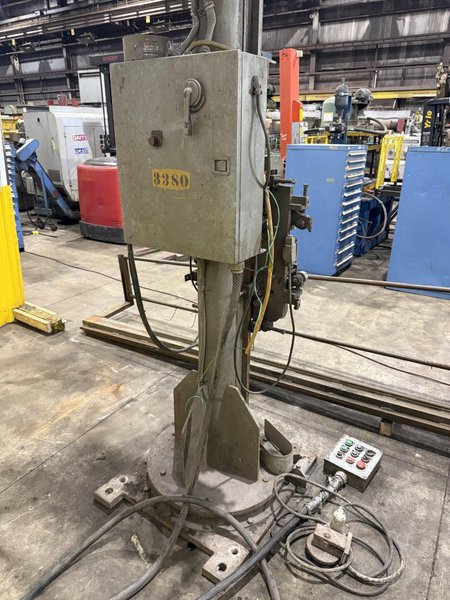 8' ARM X 6' HIGH OHIO POWERED WELDING MANIPULATOR, WITH LINCOLN WELDING ACCESSORIES: YOBRO #24903
