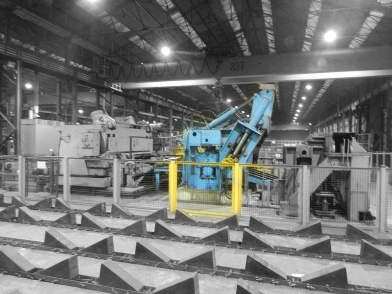 WMW Roller leveler - metal flattening machine 2200x40