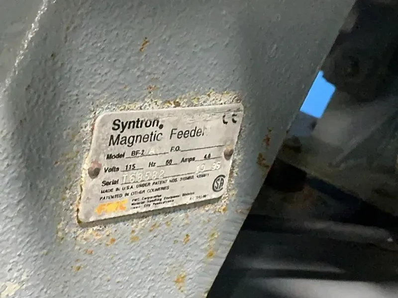 41.5”x41.5” Hopper, 10”x61” Chute Metering Hopper With Integrated Discharge Chute