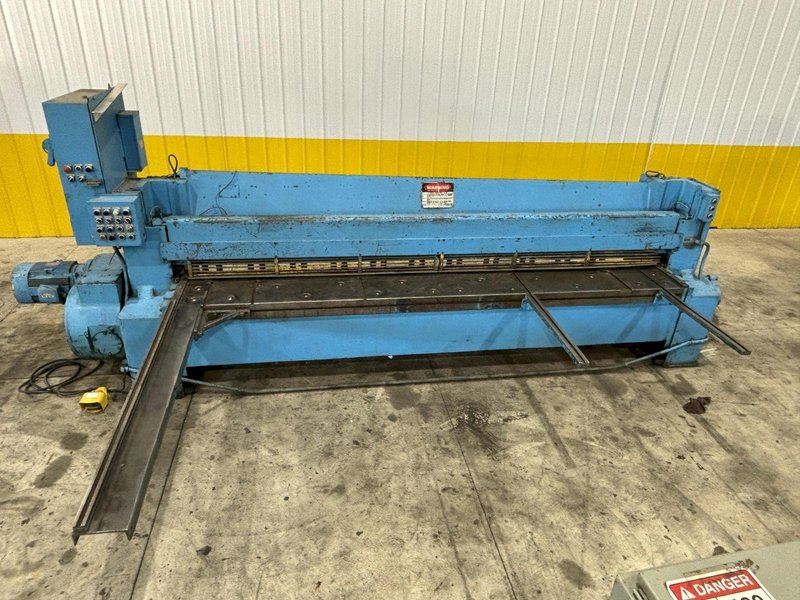 12' x 1/4" NIAGARA MODEL #812 MECHANICAL POWERED SHEAR: STOCK #21848