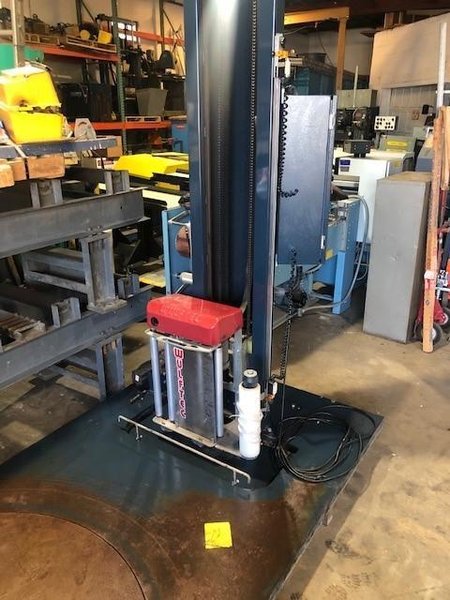 WULFTEC  MODEL WLP-150 SEMI AUTO PALLET STRETCH WRAPPER STOCK # 2782