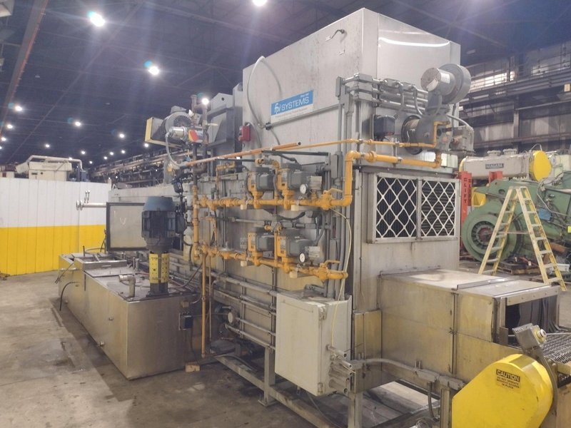 24" WIDE FPI SYSTEMS MODEL #CBW-24 STAINLESS STEEL CONVEYOR TYPER PASS-THROUGH PARTS WASHER: YOBRO #25173