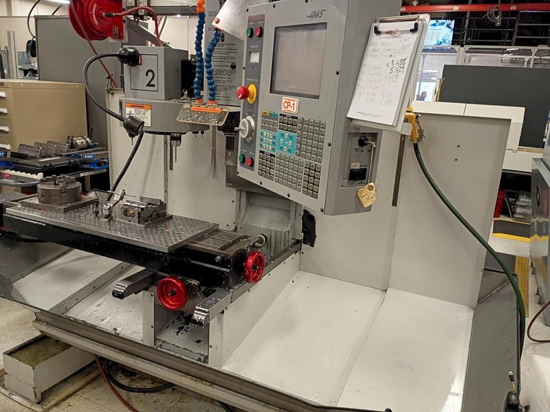 Haas TM-2 CNC Tool Room Mill with Haas 32-Bit CNC Control, 10, ATC, Rigid Tapping and MORE!- Auction Item