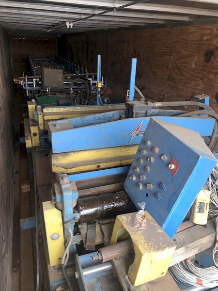 44&quot; DUAL HEIGHT ASC R &amp; AG PANEL ROLLFORMER LINE. STOCK # 0133725
