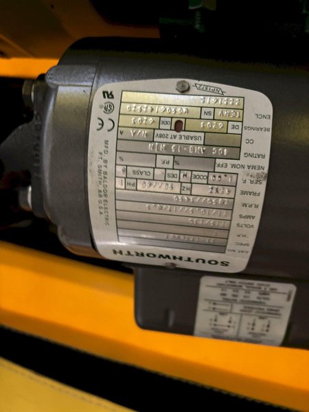 2500 LBS X 48" X 44" SOUTHWORTH MODEL #LS2.5-36 BACKSAVER  HYDRAULIC SCISSOR LIFT &amp; TURN TABLE, 110V : STOCK #20511