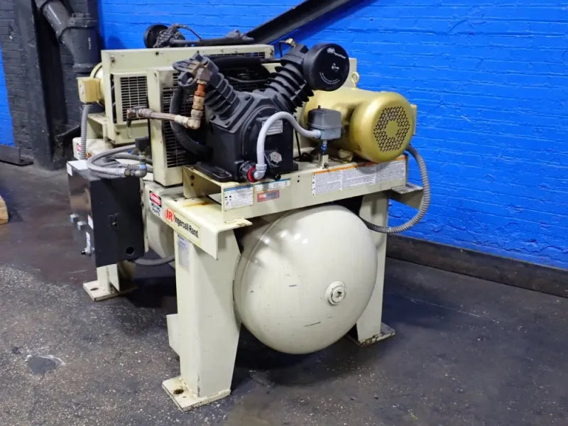 INGERSOLL RAND (2) 7.5 HP AIR COMPRESSOR  -  2-2475E7.5V-FP