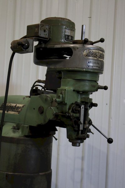 BRIDGEPORT RAM TYPE VERTICAL MILL: STOCK #76214