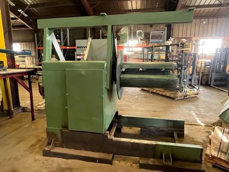 12,000# X 36&quot; MOTORIZED AMERICAN STEEL LINE UNCOILER STOCK#3713
