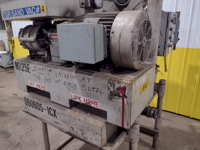 25 HP DEMARCO MODEL #MK25E &quot;MAX-VAC&quot; PORTABLE INDUSTRIAL VACUUM SYSTEM: STOCK #19578