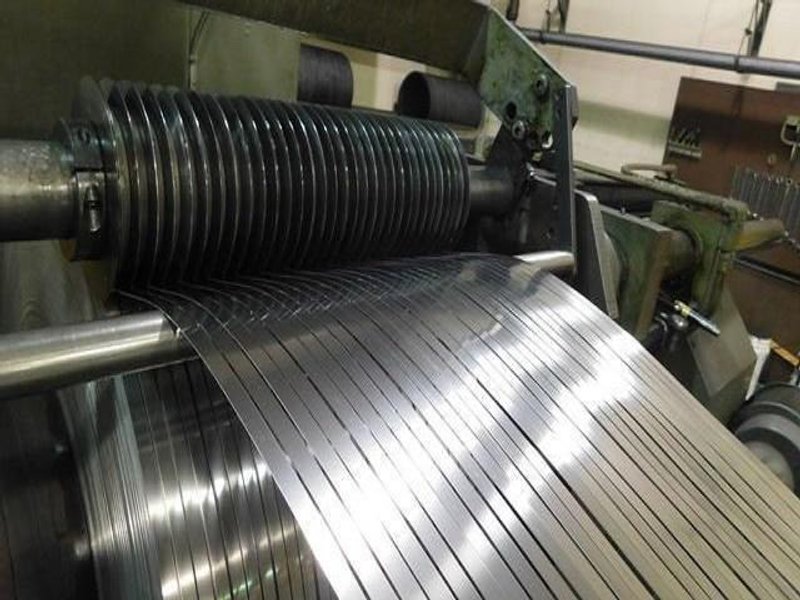 Used 26" RUESCH SLITTING LINE WITH SLIP CORE RECOILERS Stock #14210