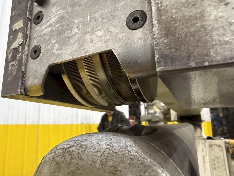 60" RAS MODEL 25.15 ROLL WELD SEAMER / PLANISHER MACHINE: YOBRO #24736