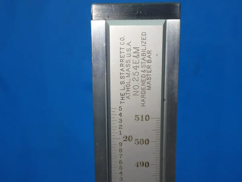 STARRETT 20" 510mm VERNIER HEIGHT GAGE W/CASE  -  254E&amp;M