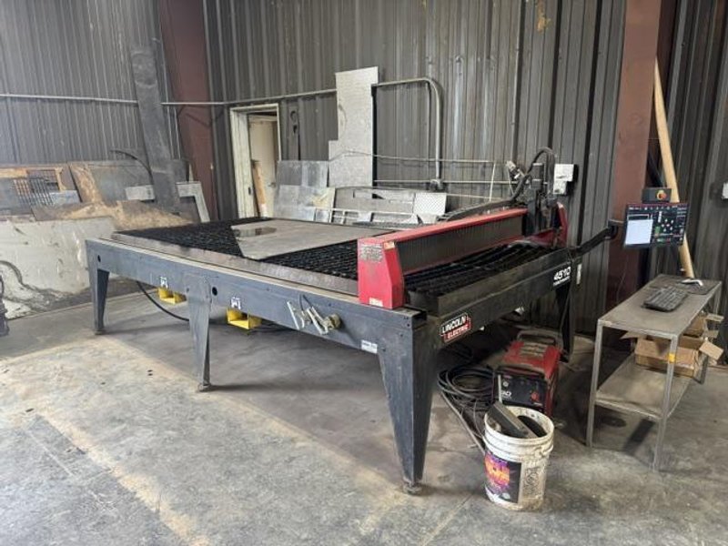 5′ x 10′ Lincoln Electric 4510 Torchmate CNC Plasma Table, 2020 –  80 Amp Lincoln Electric Flexcut, Water Table, Touch Screen Control