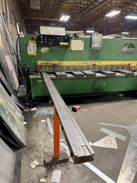 1/4″ x 10′ Atlantic 10X1/4HD Hydraulic Shear, 1984