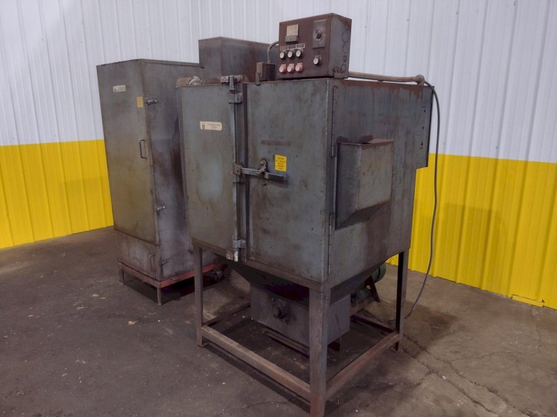 11.4 CU FT A-E-S MODEL #STEELABRATOR B-150 SHOT BLAST BARRELL TUMBLER MACHINE: STOCK #19315
