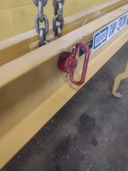 3 TON 6000 LBS CONTRX CRANES SPREADER BAR WITH ROLL HOOKS: STOCK #16539