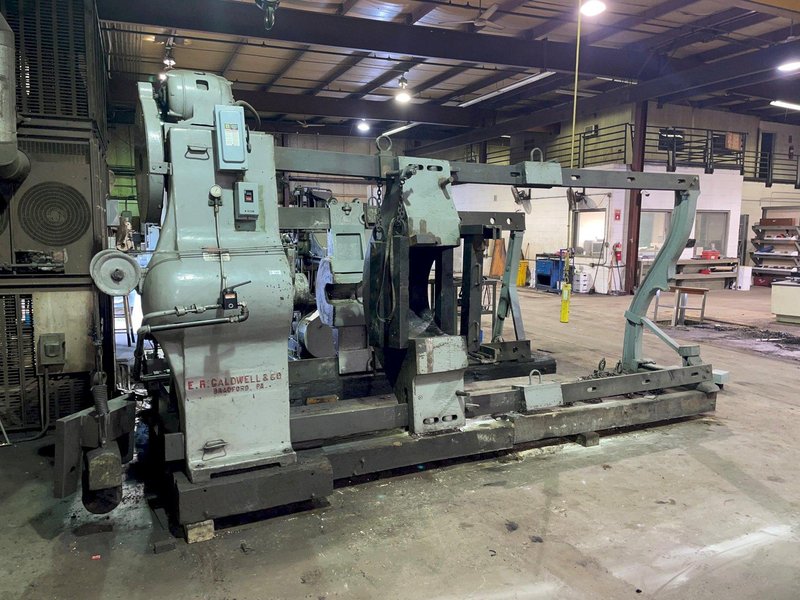 E.R. Caldwell &amp; Company 300-Ton Hydraulic Inclined Wheel Press