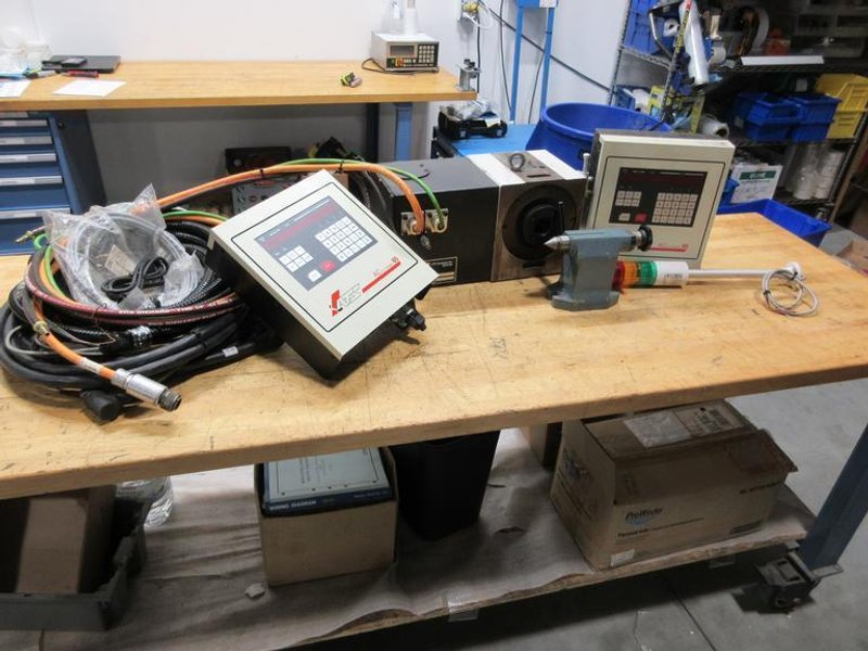 ATS Systems RT160 Rotary Indexer w/ (2) Accu-Smart 65 Controllers &amp; Cables &amp; More- Auction Item