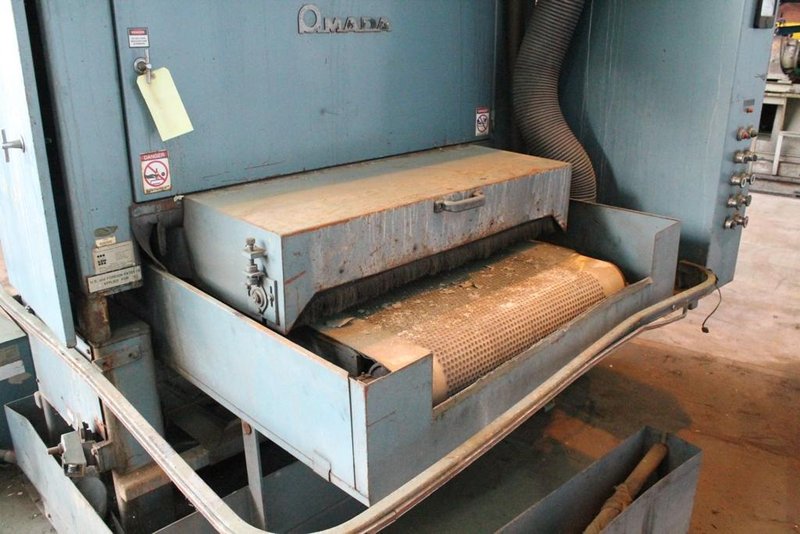 36&#039; AMADA WET BELT METAL DEBURRING MACHINE: STOCK #16817