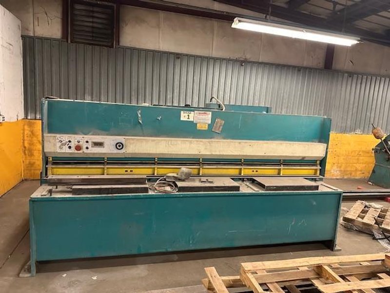 1/4″ x 10′ Adira GHS-0630 Hydraulic Power Squaring Shear, 1999 – Backgauge, Squaring Arm