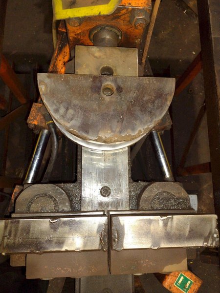 3" HUTH MODEL #2007 HYDRAULIC RAM TYPE TUBE BENDER &amp; END FORMER: STOCK #19709