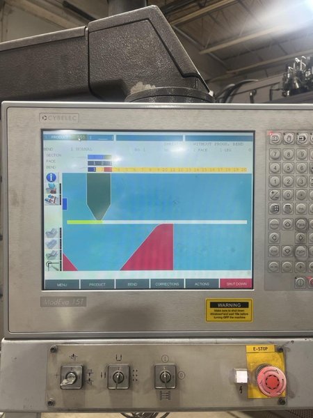 220 Ton x 13′ Bystronic Beyeler PR 200 IPC CNC Hydraulic Press Brake, 2005- Upgraded Control