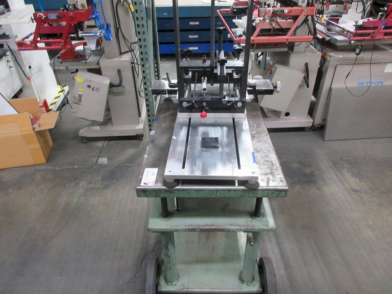 Adjustable Height Screw Lift Rolling Table with Multi Axis Fixtrure Table- Auction Item