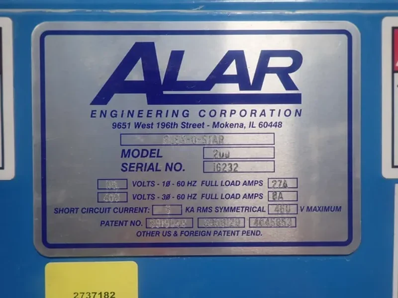 Alar Engineering Flex-o-star 200 Water Treatment System - Flex-o-star 200