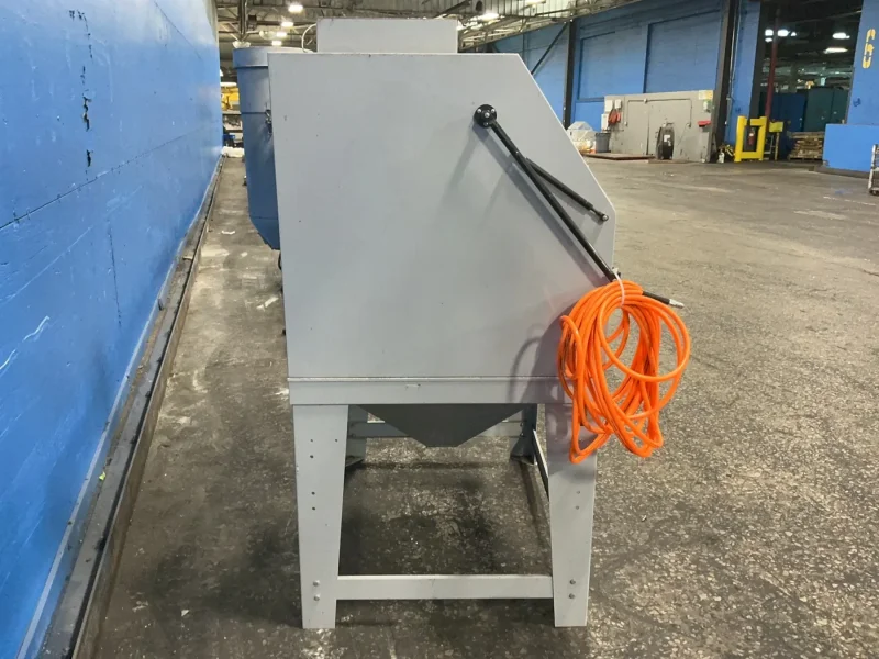 ALLSOURCE BLASTERS AND EQUIPMENT 34”X46”X34” CHAMBER ABRASIVE BLAST CABINET  -  41800