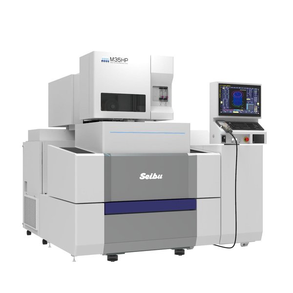 Seibu M35HP "High Precision" CNC Wire EDM, +/-3um Pitch Cutting Accuracy, X, Y, Z axis travel: 13.8" x 11.8" x 9.06", Wire diameter: .003” - .012”;  Seibu SmartNC Control +more