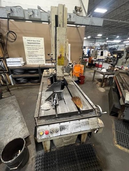 18" X 22" MARVEL 8 VERTICAL BAND SAW STOCK# 3909