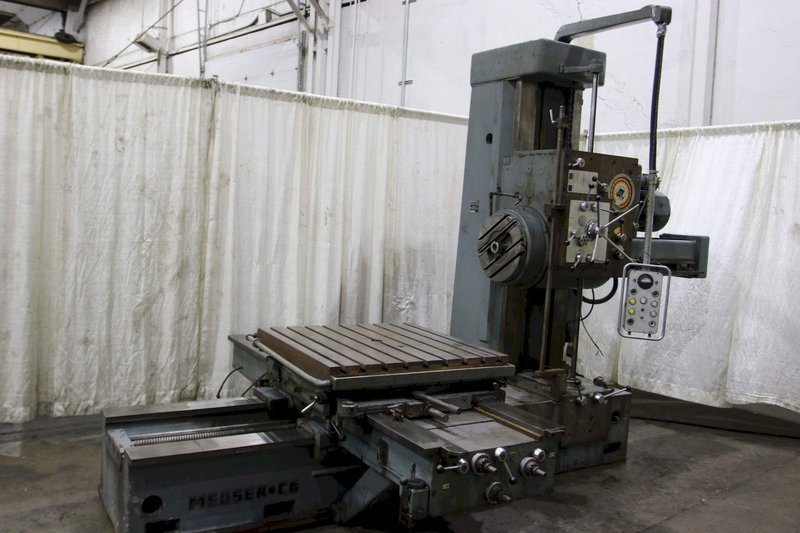 3-1/2&quot; SHIBAURA MODEL #BFT9 HORIZONTAL TABLE TYPE BORING MILL: STOCK #53154